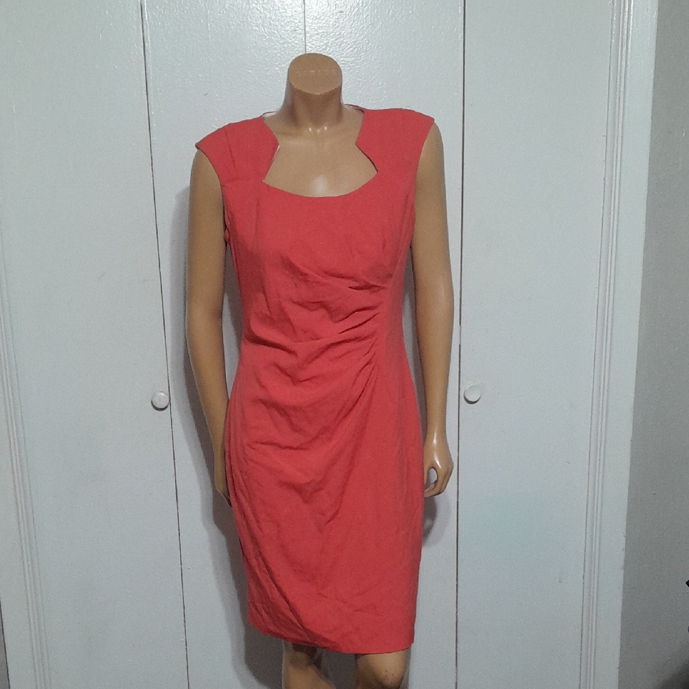 Calvin Klein Red Midi Dress